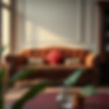 Charming Vintage Sofa Example A vintage sofa showcasing character