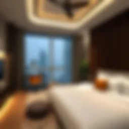 Modern studio apartment interior showcasing minimalist design