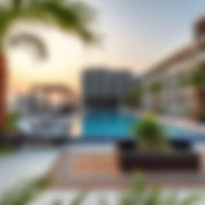 Luxurious amenities available at Al Forsan Khalifa A including pools and recreational areas