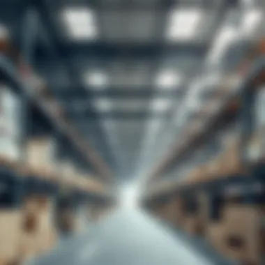 Interior layout of Al Ghurair Warehouse highlighting operational efficiency