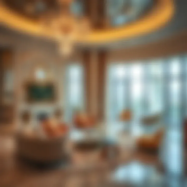 Inside view of a luxurious Al Habtoor property featuring exquisite design
