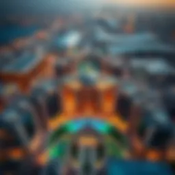 Aerial view of Al Hamra's innovative real estate projects