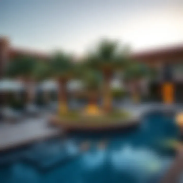 Luxury amenities and community features in Al Hamra