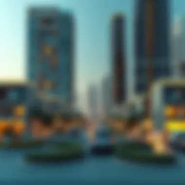 Modern urban landscape showcasing Al Hamra's developments