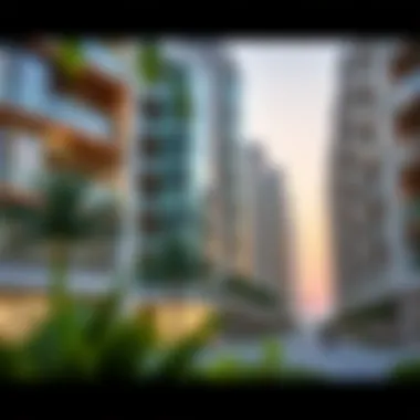 Modern residential building in Al Khail Gate