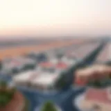 Aerial View of Al Marfa Aerial view of Al Marfa showcasing modern architecture