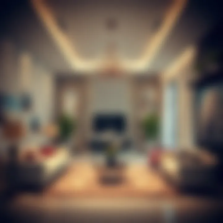 Elegant Interior Design in Al Nasser Compound Elegant interior design showcasing living space