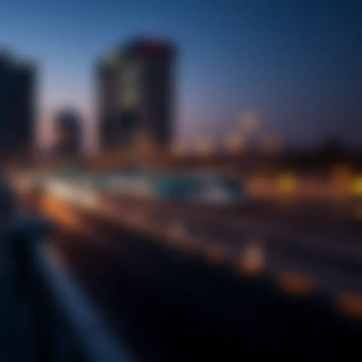 Map highlighting Al Qusais Metro's strategic location within Dubai