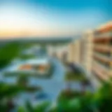 A panoramic view of Al Rabiah Green showcasing modern architecture.