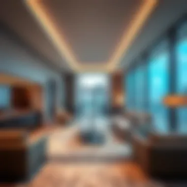 Interior layout showcasing modern design in Al Sarraf Building