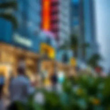 Vibrant surroundings of Al Barsha 1 near Al Sarraf Building