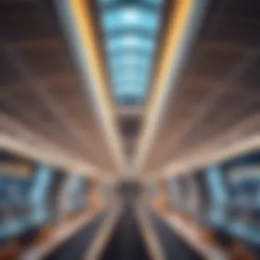 Interior of Al Seef Metro highlighting state-of-the-art design