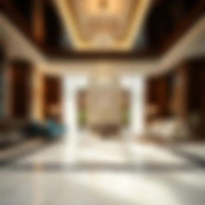 Luxurious interior amenities of Al Shafar Tower One highlighting elegant design