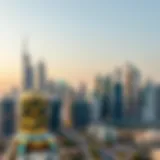 Stunning skyline view of Al Waha Dubai showcasing modern architecture