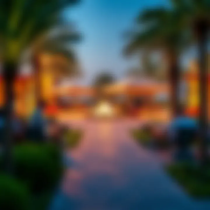 Vibrant community park in Al Warqa with families enjoying the outdoors