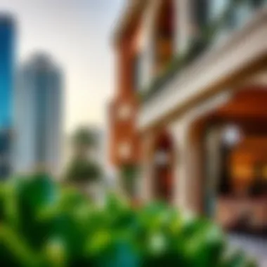 Modern retail and dining options in Al Warqa highlighting urban lifestyle