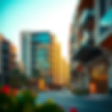 Modern Architecture in Al Warqa Vibrant street view showcasing Al Warqa's modern architecture