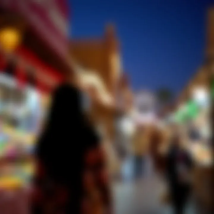 Cultural Hub: The Heartbeat of Al Ain Vibrant market scene bustling with local culture