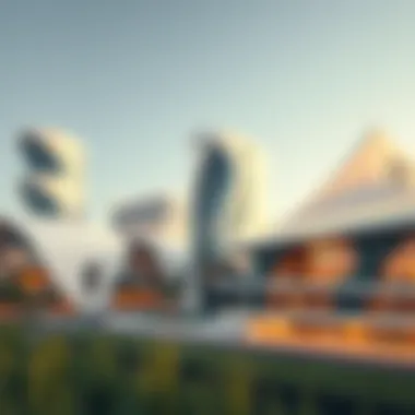 Architectural Innovation in Dubai's Urban Planning Modern architectural designs representing innovation in urban planning