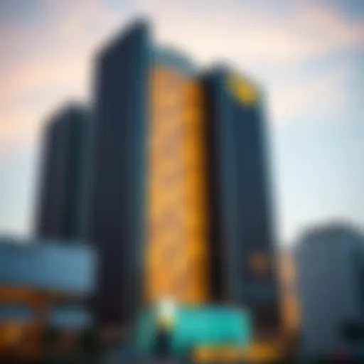 Architectural design of Arjaan Office Tower