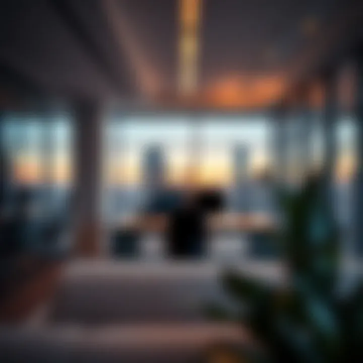 Modern workspace inside Arjaan Office Tower