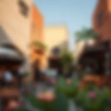 Trendy cafes and shops in Aster Al Quoz