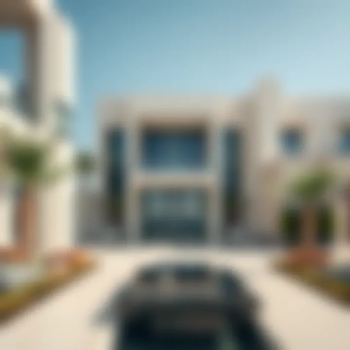 Stunning architectural design of Atwaar Villas showcasing modern elegance