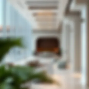 Luxurious Interiors of Bayan Business Center Interior amenities of the Bayan Business Center