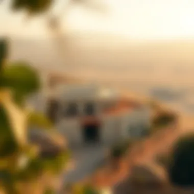 A landscape view of the surrounding area emphasizing community cohesion