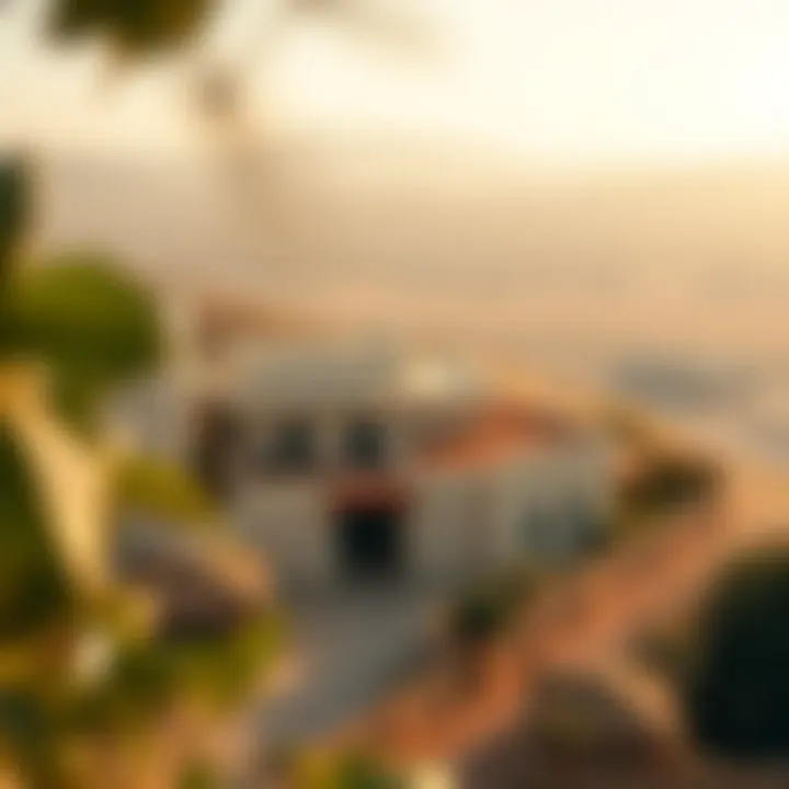 A landscape view of the surrounding area emphasizing community cohesion