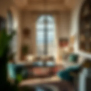 Interior design of the Bosnian House reflecting cultural heritage