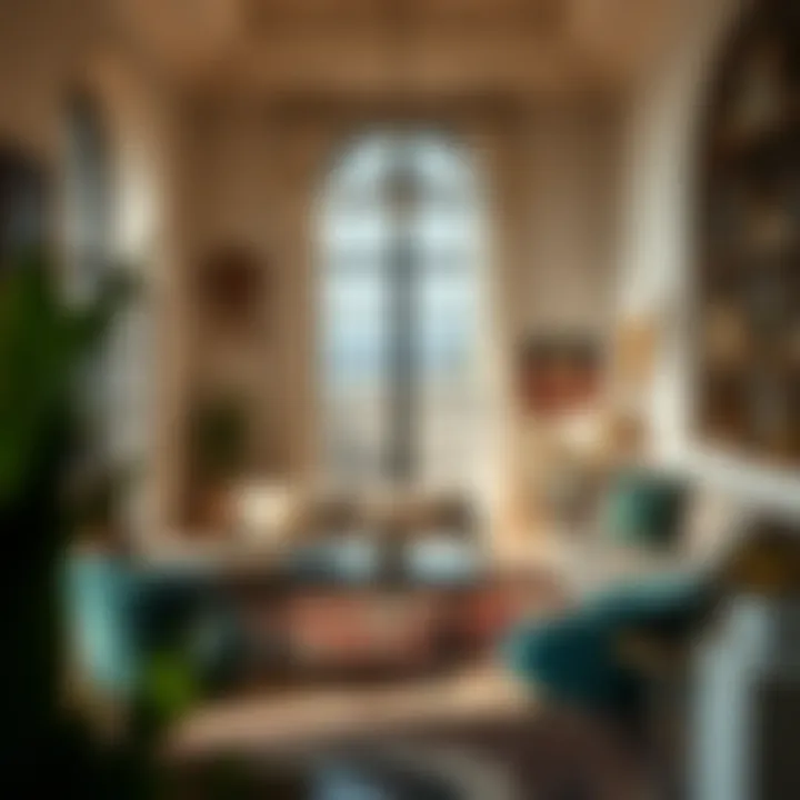 Interior design of the Bosnian House reflecting cultural heritage