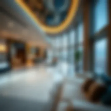 Luxurious interiors of residential units in Burj Khalifa