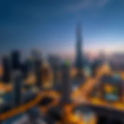 An overview of Dubai's skyline showcasing its real estate