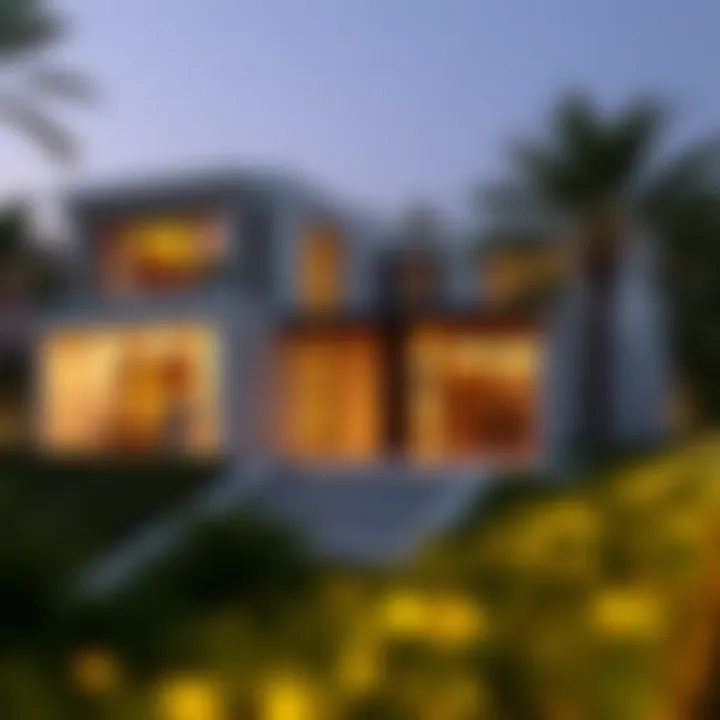 Luxury Property with Unique Design in Emirates Estate Luxurious property in Emirates Estate highlighting unique design features