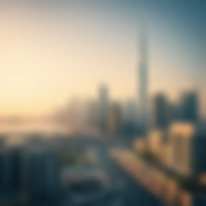 Embracing Dubai's Dynamic Landscape A serene Dubai skyline symbolizing the dynamic real estate market