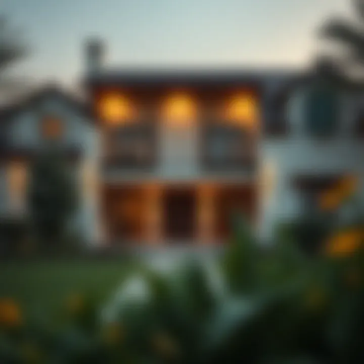 Stunning Farmhouse Architecture Luxurious farmhouse exterior in Dubai