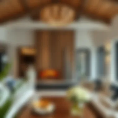 Elegant Interior Design Interior of a modern farmhouse