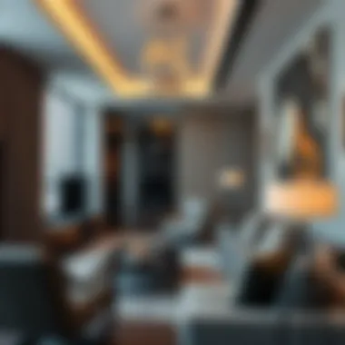 Luxurious interior design of a Regina Tower apartment highlighting modern aesthetics