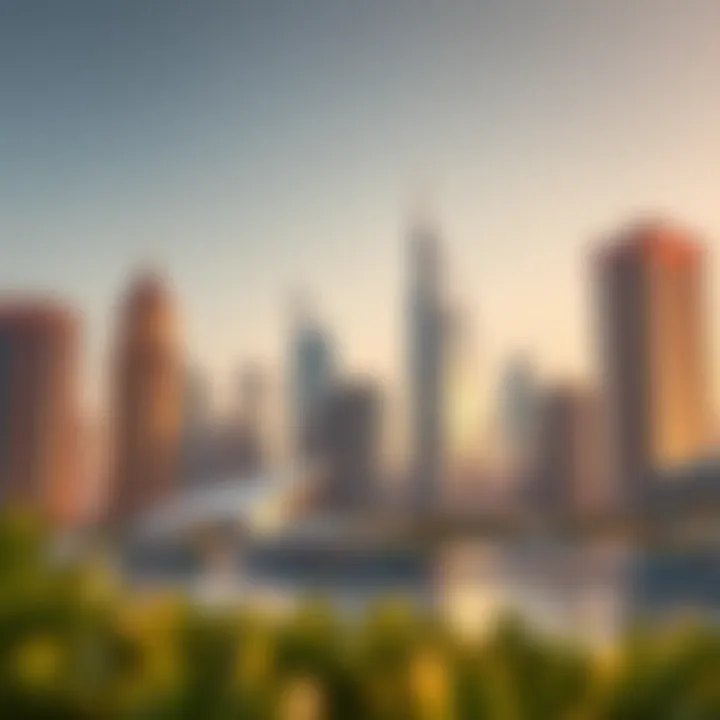 Dubai skyline showcasing luxury real estate developments