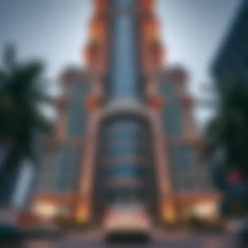 Stunning view of Continental Tower's facade showcasing its modern architectural design
