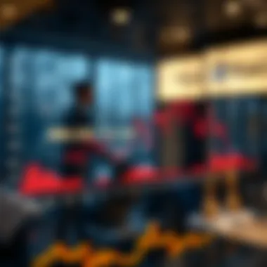 Graph illustrating exchange rate fluctuations over time