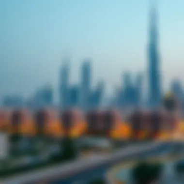 Real Estate Opportunities in Dubai Dubai skyline with real estate properties