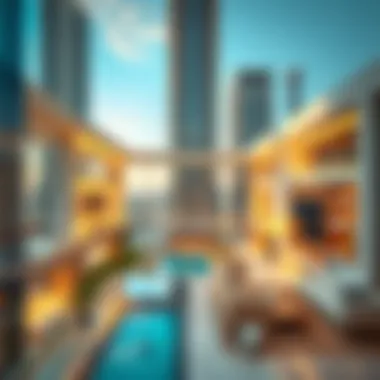 Architectural overview of Creek Horizon Tower One floor plan