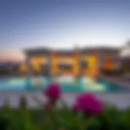 Luxurious villa with a private pool showcasing stunning views