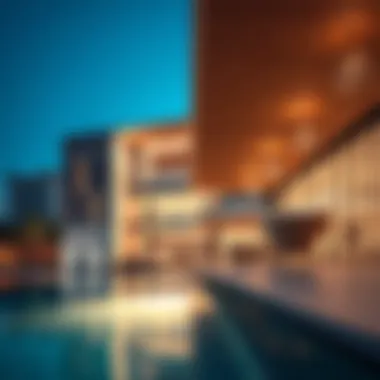 Architectural design elements of Damac Lagoon residences