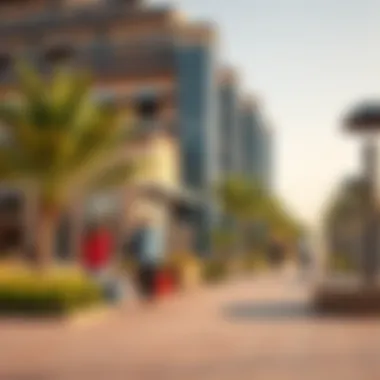 Vibrant community spaces within Damac Lagoon