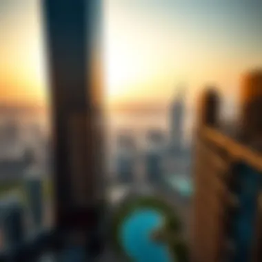 Breathtaking View from Damac XL Tower Panoramic view of Dubai from Damac XL Tower