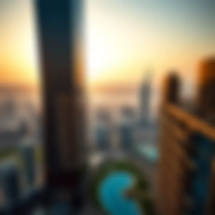 Breathtaking View from Damac XL Tower Panoramic view of Dubai from Damac XL Tower