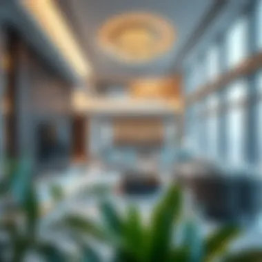 Luxury Living in Damas Tower Luxurious living spaces within Damas Tower highlighting modern interiors.